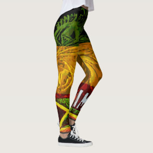 De Leeuw van Rasta van Leggings Judah met