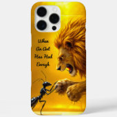 De Leeuw zijn Kleine Nemesis Case-Mate iPhone Case (Achterkant)