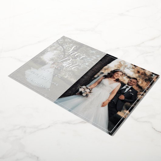 De legante Afbeelding van het Manuscript trekt spa Folie Uitnodiging (Gedraaid)