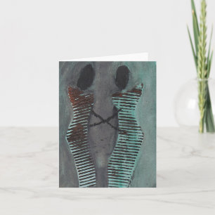 De lege Afrikaanse Kaart van de Nota van de Kunst