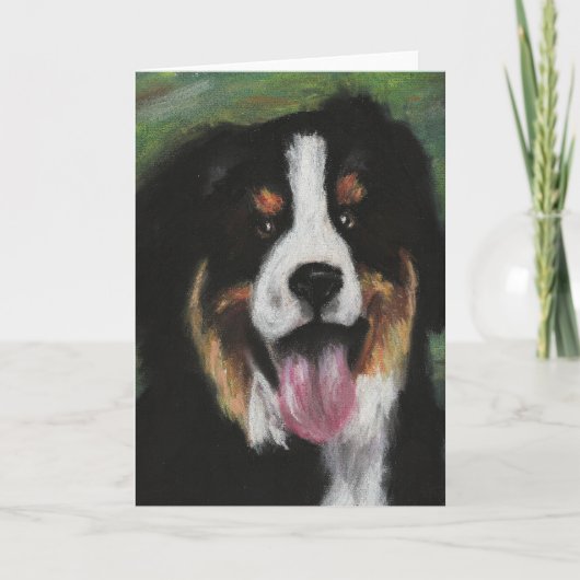 De Lege Kaart van de Hond van de Berg van Bernese (Voorkant)