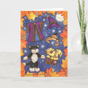 De lege kaart van Halloween paperdoll