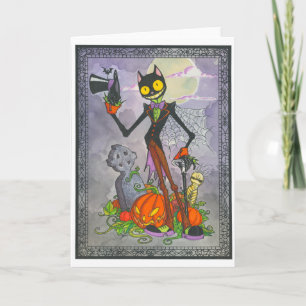 De Lege Kaart van Halloween "van de Kat"