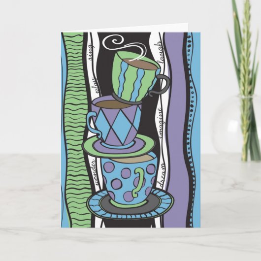 De Lege Kaart van het theekransje (Voorkant)