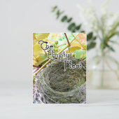 De lege nest briefkaart (Staand voorkant)