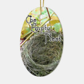 De lege nest keramisch ornament (Links)