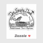 De lege nest sticker (Vel)