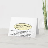 De lege Parmezaanse kaas van de Kaart van de Nota, (Achterkant)