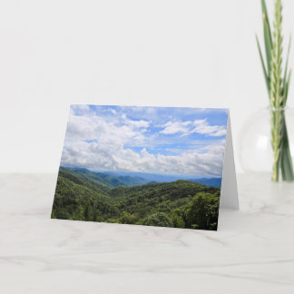 De lege Wenskaarten van Great Smoky Mountains Kaart