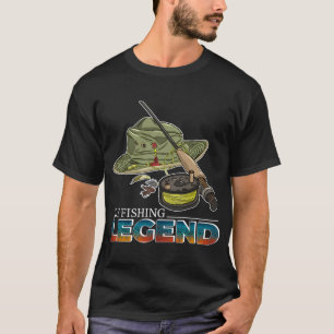 De legend van de flyfisheri visst grote forellen t-shirt