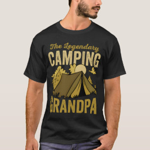 De legendarische kampvuur opa Outr Camping Leg gi T-shirt