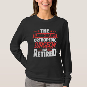 De legendarische orthopedisch chirurg is met pensi t-shirt