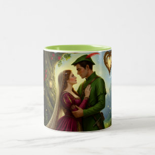 De legendarische romance van Sherwood Forest Tweekleurige Koffiemok