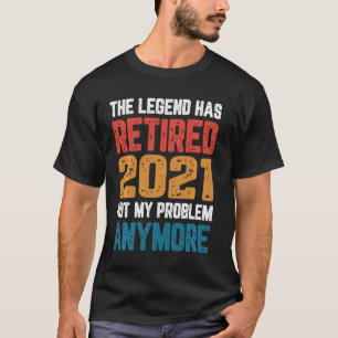De legende heeft 2021 niet meer in beslag genomen. t-shirt