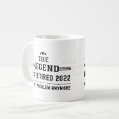 De Legende heeft 2022 in beslag genomen Niet meer Koffiemok (Voorkant links)