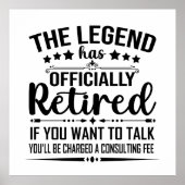 De legende heeft officieel afscheid genomen van gr poster (Voorkant)