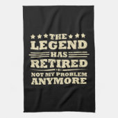 De legende heeft officieel afscheid genomen van gr theedoek (Verticaal)