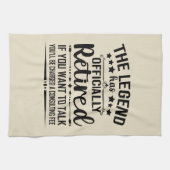 De legende heeft officieel afscheid genomen van gr theedoek (Horizontaal)