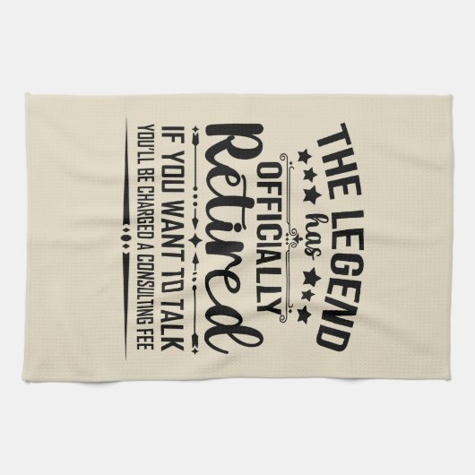 De legende heeft officieel afscheid genomen van gr theedoek (Horizontaal)