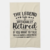 De legende heeft officieel afscheid genomen van gr theedoek (Verticaal)