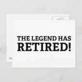 De legende is in ruste briefkaart (Voorkant / Achterkant)