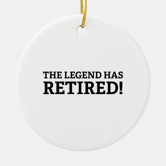 De legende is in ruste keramisch ornament (Voorkant)