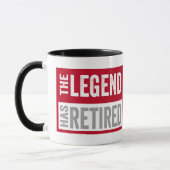 De legende is in ruste mok (Links)