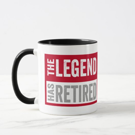 De legende is in ruste mok (Links)