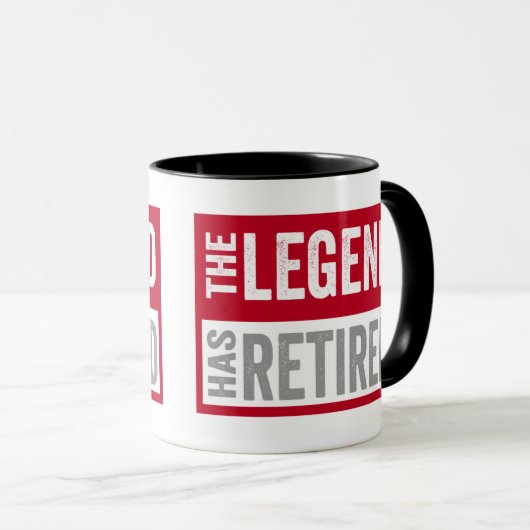 De legende is in ruste mok (Voorkant rechts)