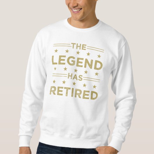 De legende is in ruste trui (Voorkant)