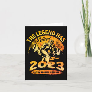 De Legende is met Pensioen 2023 Leuk Bigfoot Pensi