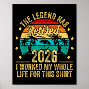 De Legende Is Met Pensioen 2026 Ik Heb Mijn Hele L Poster