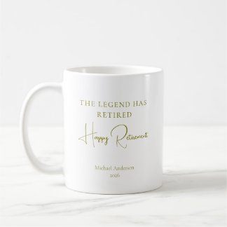 De Legende Is Met Pensioen Cadeau Koffiemok
