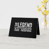 de legende is met pensioen gegaan kaart (Gele Bloem)