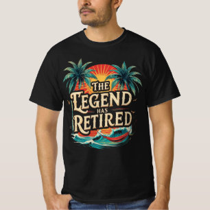 De Legende Is Met Pensioen Grafisch T-shirt