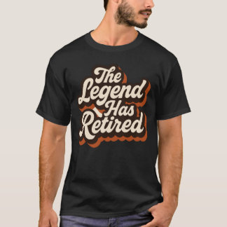 De Legende Is Met Pensioen T-shirt
