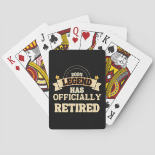 De legende is officieel met pensioen pokerkaarten