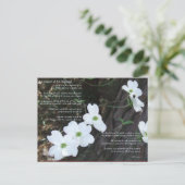 De legende van de Dogwood Briefkaart (Staand voorkant)