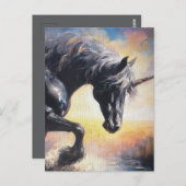 De legende van de eenhoorn briefkaart (Voorkant / Achterkant)