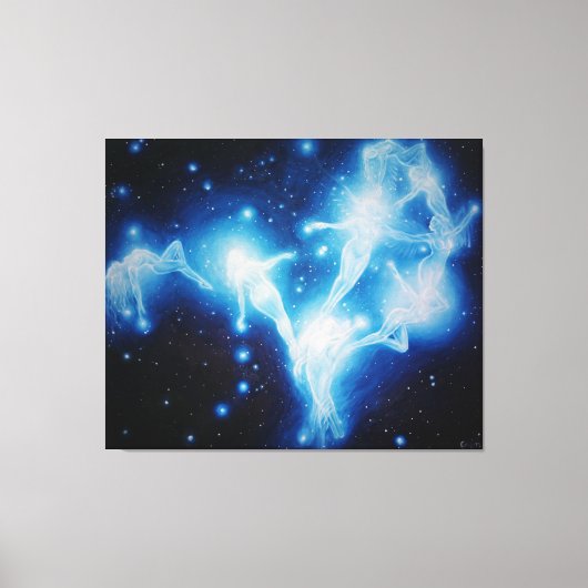 De legende van de Pleiades Canvas Afdruk (Voorkant)