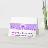 DE LEGENDE VAN DE SNEEUWLAP... FEESTDAGEN KAART (Achterkant)