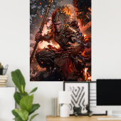 De legende van de zwarte mythe Wukong Poster (Thuiskantoor)