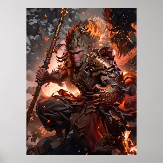 De legende van de zwarte mythe Wukong Poster (Voorkant)