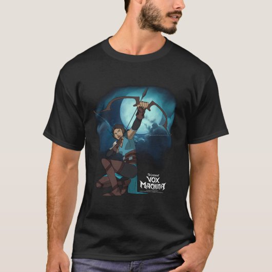 De legende van Vox Machina Vex met pijl en boog T-shirt (Voorkant)
