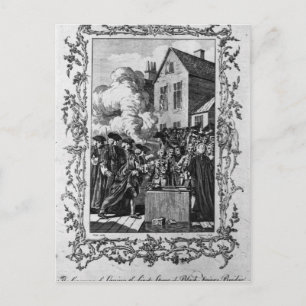 De legerceremonie briefkaart
