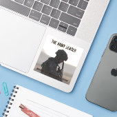 De Legerleider Sticker (Laptop met iPhone)