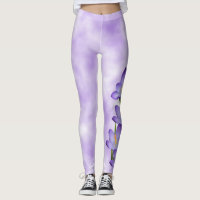 De Leggings van de Bloem van de Krokus van de