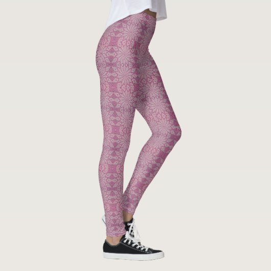 De Leggings van de Kijk van de haken Roze - HAMbyW (Rechts)