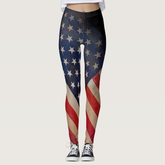 De Leggings van de stijl van de Stars en van de St (Voorkant)
