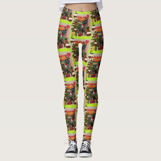 de leggings van het lelijke kerstfeest (Voorkant)